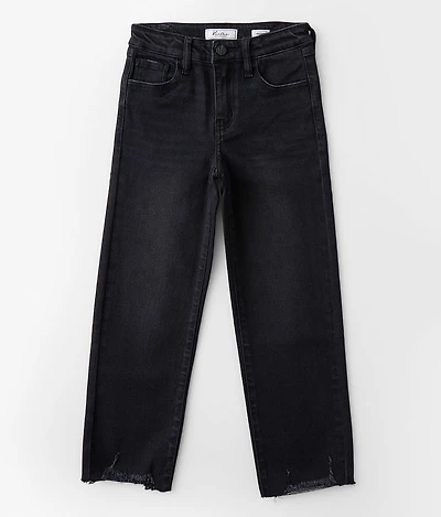 Girls - High Rise Cropped Straight Jean