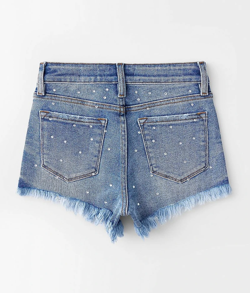 Girls - High Rise Rhinestone Stretch Short
