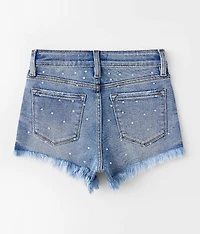 Girls - High Rise Rhinestone Stretch Short
