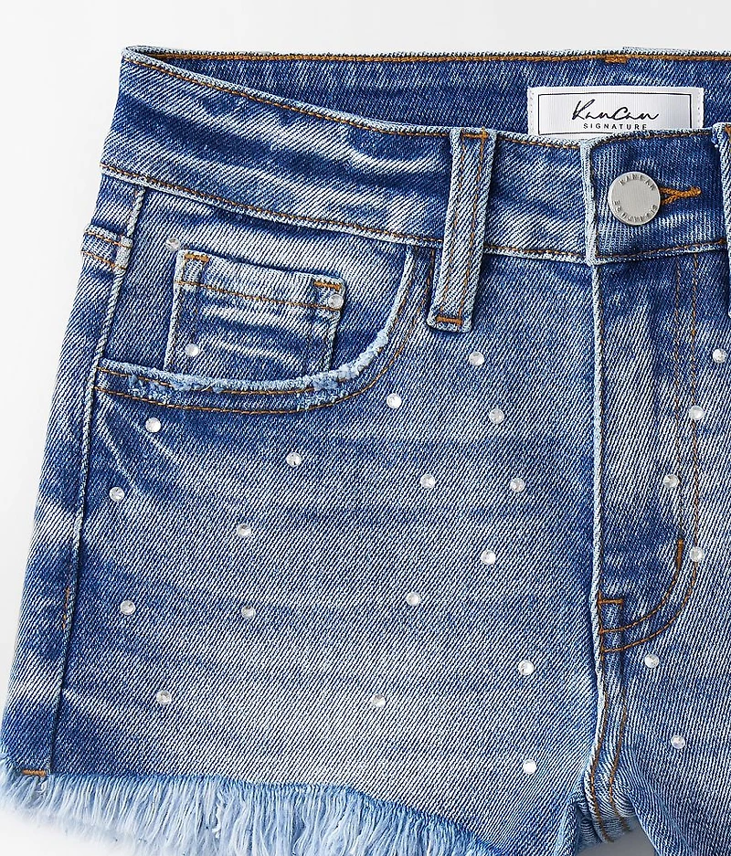 Girls - High Rise Rhinestone Stretch Short