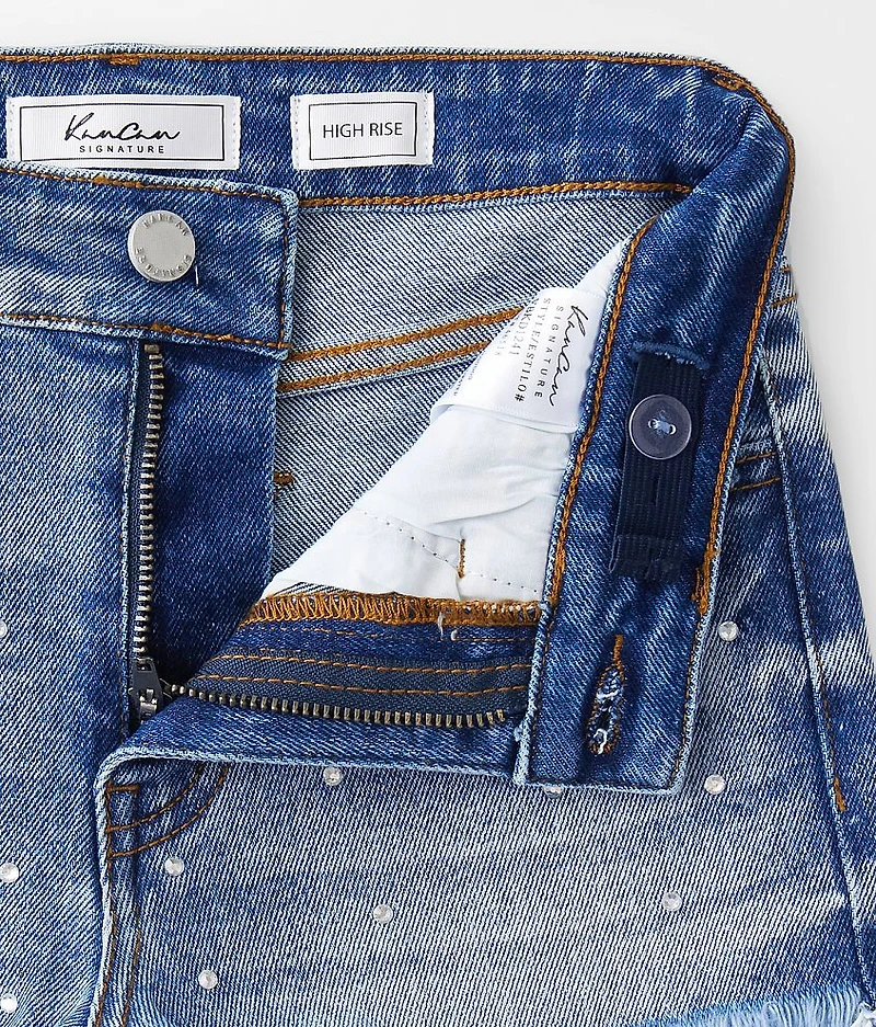 Girls - High Rise Rhinestone Stretch Short