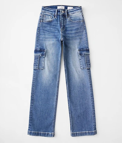 Girls - 90's Cargo Straight Stretch Jean