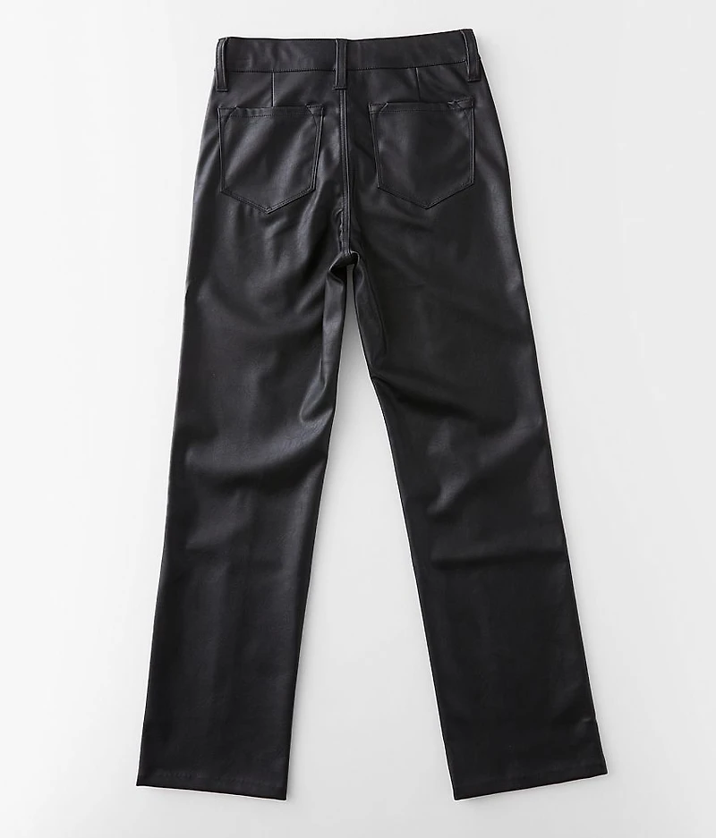 Girls - Faux Leather Split Pant