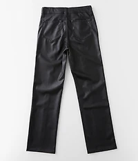 Girls - Faux Leather Split Pant