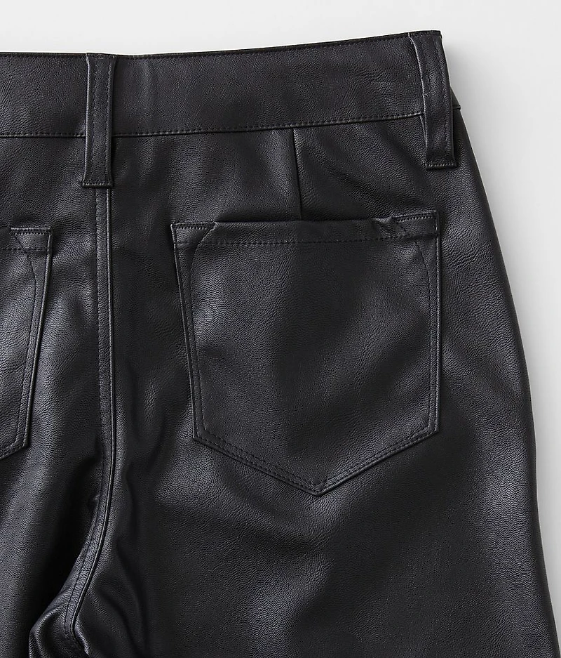 Girls - Faux Leather Split Pant