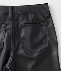 Girls - Faux Leather Split Pant