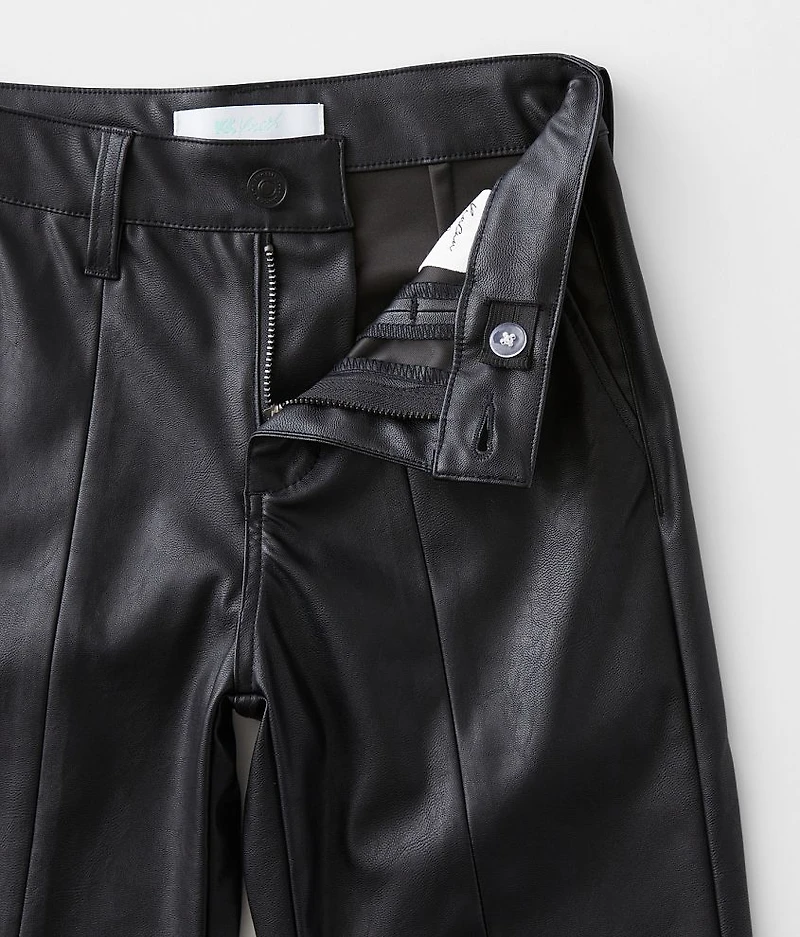 Girls - Faux Leather Split Pant