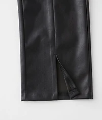 Girls - Faux Leather Split Pant