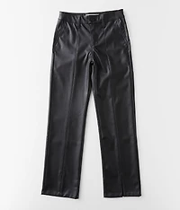 Girls - Faux Leather Split Pant