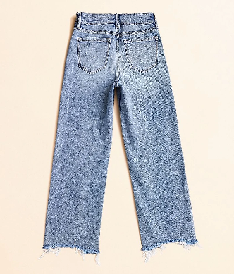 Girls - High Rise Wide Leg Stretch Jean