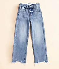 Girls - High Rise Wide Leg Stretch Jean