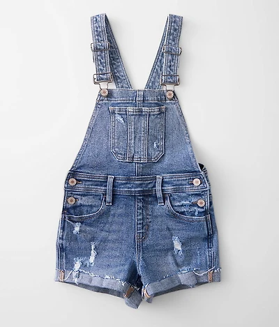 Girls - Denim Overall Short
