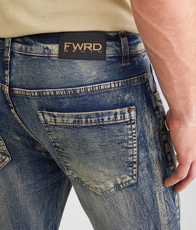 Rugged Plaid Stretch Jean