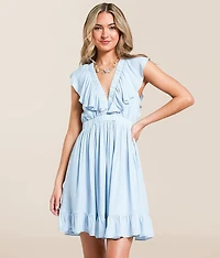 Ruffle Mini Dress