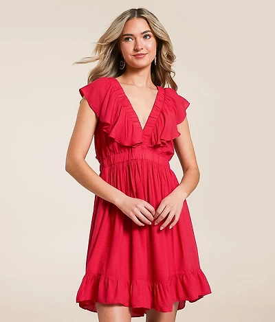 Ruffle Mini Dress