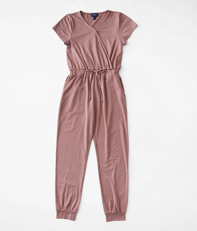 Girls - Surplice Knit Jumpsuit