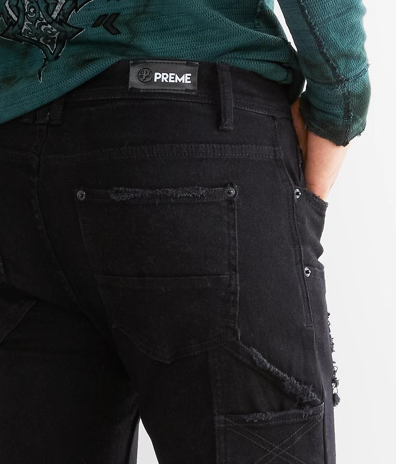 Pieced Skinny Stretch Jean