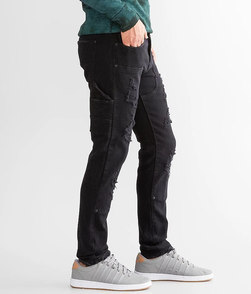 Pieced Skinny Stretch Jean