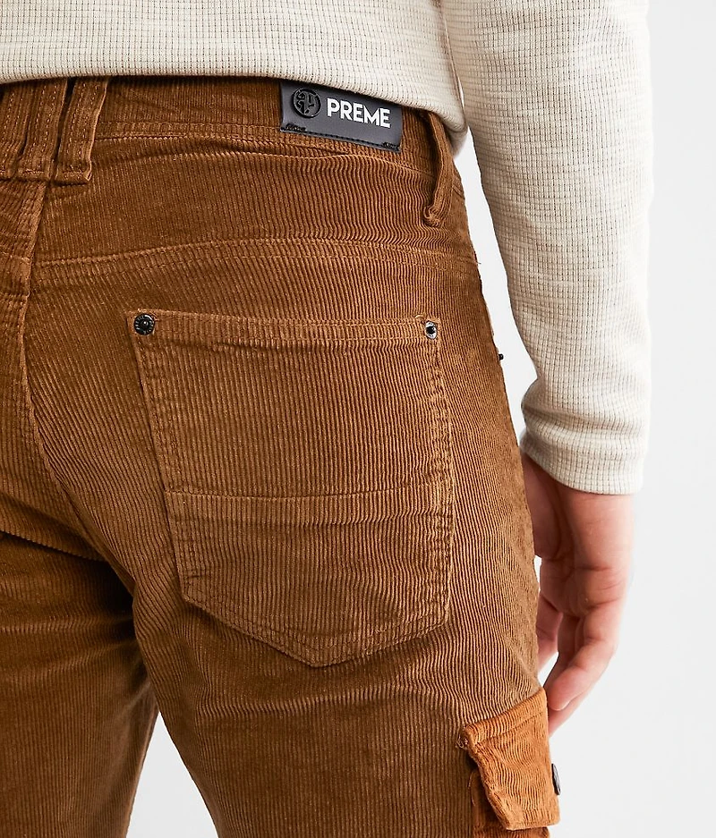 Corduroy Cargo Stacked Jean
