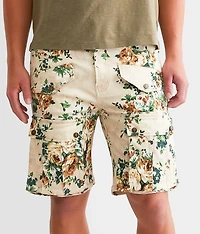 Floral Cargo Stretch Short