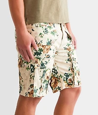 Floral Cargo Stretch Short