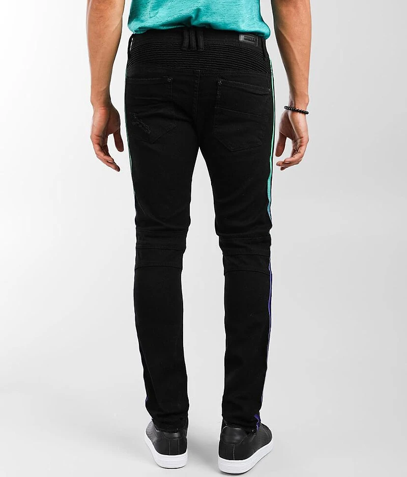 Black Moto Skinny Stretch Jean