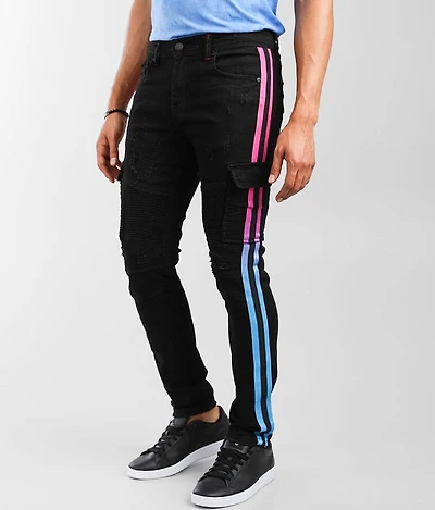 Buffalo Moto Cargo Skinny Stretch Jean