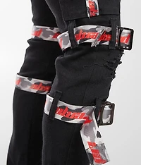 Black Cargo Skinny Stretch Jean