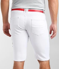 White Stretch Short