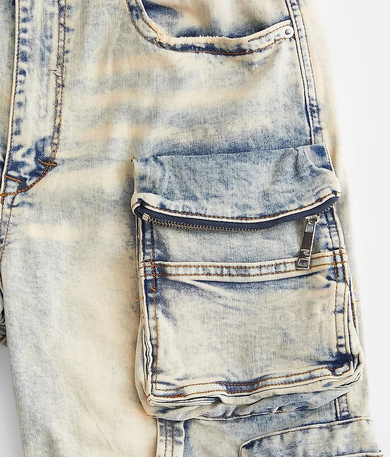 Slim 8" Cargo Stretch Short