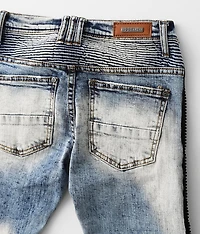 Boys - Indigo Moto Taper Stretch Jean