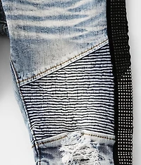 Boys - Indigo Moto Taper Stretch Jean