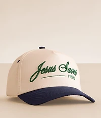 Jesus Saves I Spend Baseball Hat