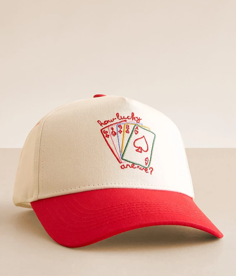 How Lucky Are We Baseball Hat