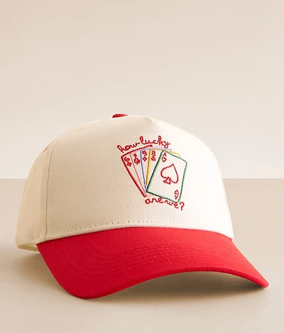 How Lucky Are We Baseball Hat