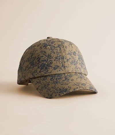 Floral Canvas Hat