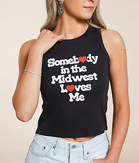 Somebody The Midwest Loves Me Tank Top