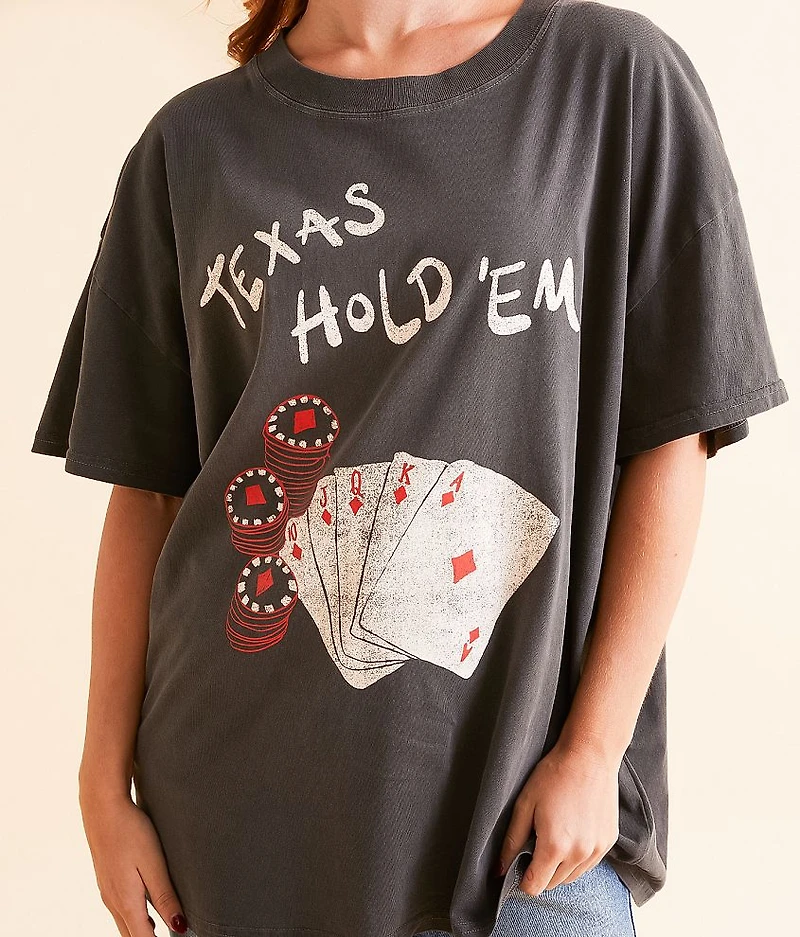 Texas Hold 'Em Oversized T-Shirt