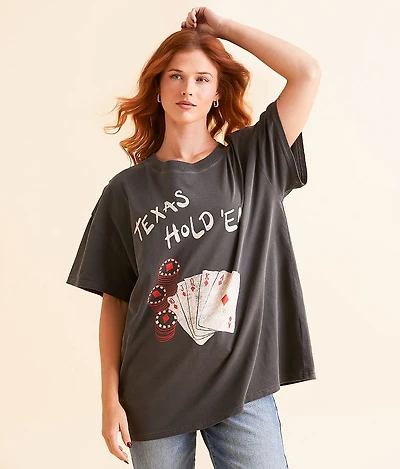 Texas Hold 'Em Oversized T-Shirt