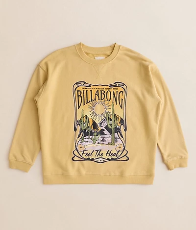 Girls - Billabong Feel The Heat Oversized Pullover