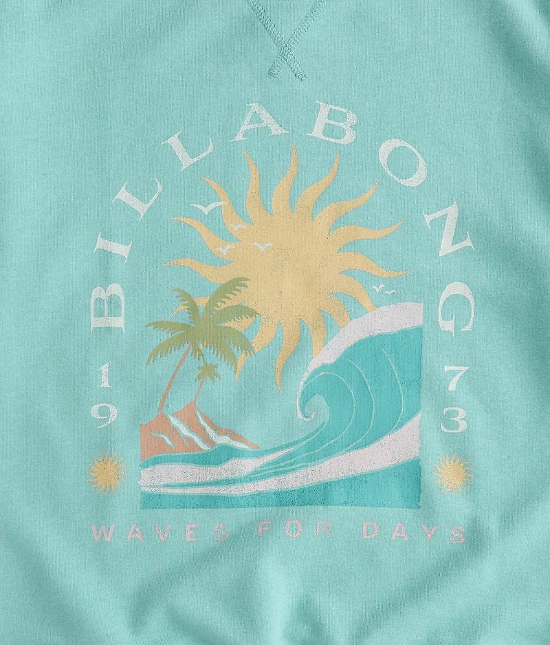 Girls - Day Waves Oversized Pullover