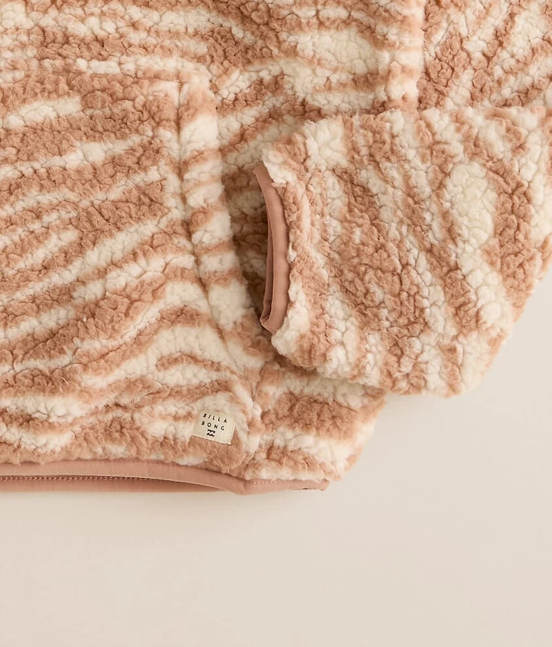 Girls - We're Wild Sherpa Pullover