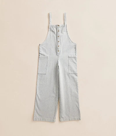 Girls - Blue Horizon Denim Overalls