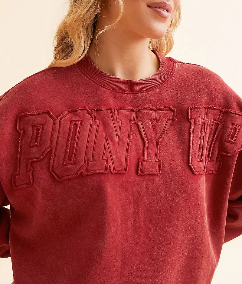 Pony Up Pullover