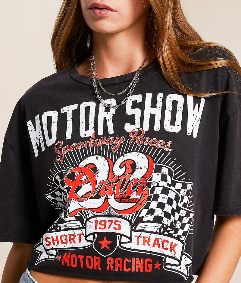 1975 Motor Show Cropped T-Shirt