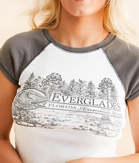 Florida Everglades Cropped Baby T-Shirt