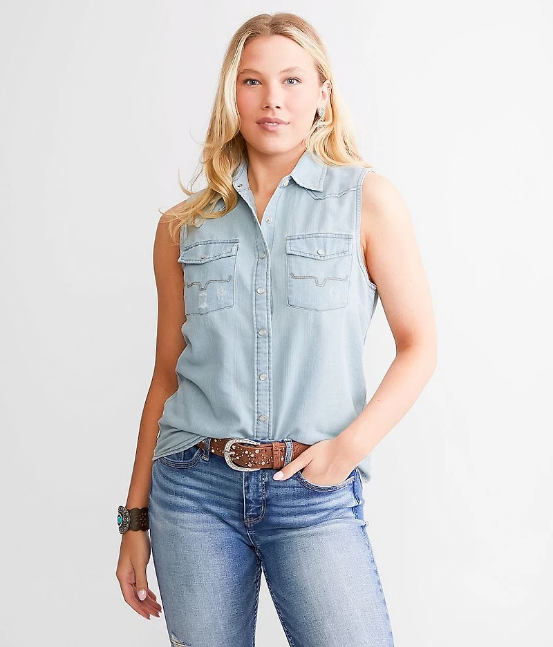 Lorena Denim Tank Top