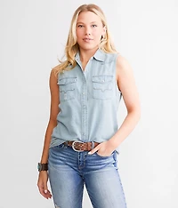 Lorena Denim Tank Top
