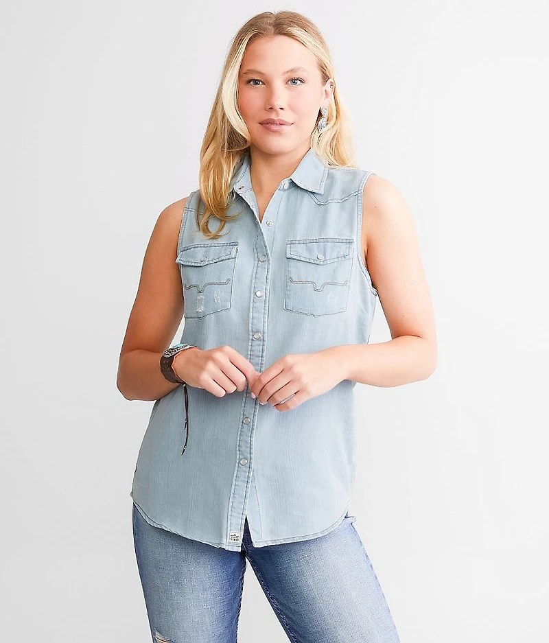 Lorena Denim Tank Top
