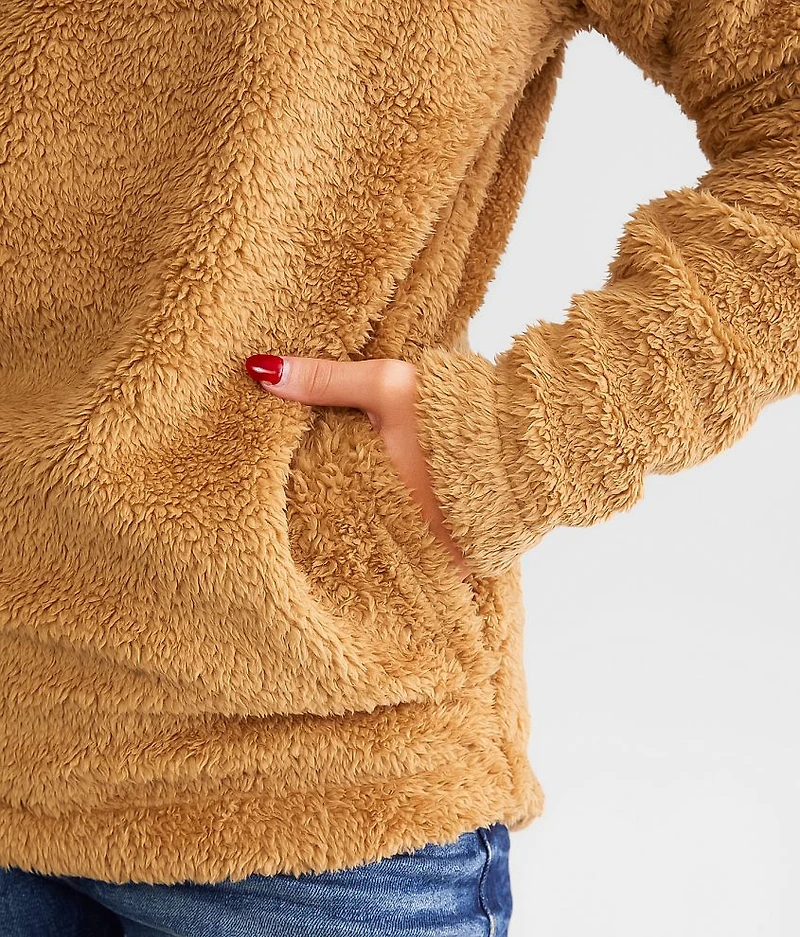 Fozzie Quarter Snap Sherpa Pullover